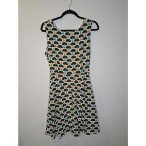 L.A. Soul Mushroom Print Sleeveless Fit & Flare Dress